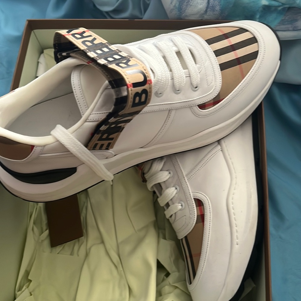 Male Burberry sneakers! Size 10